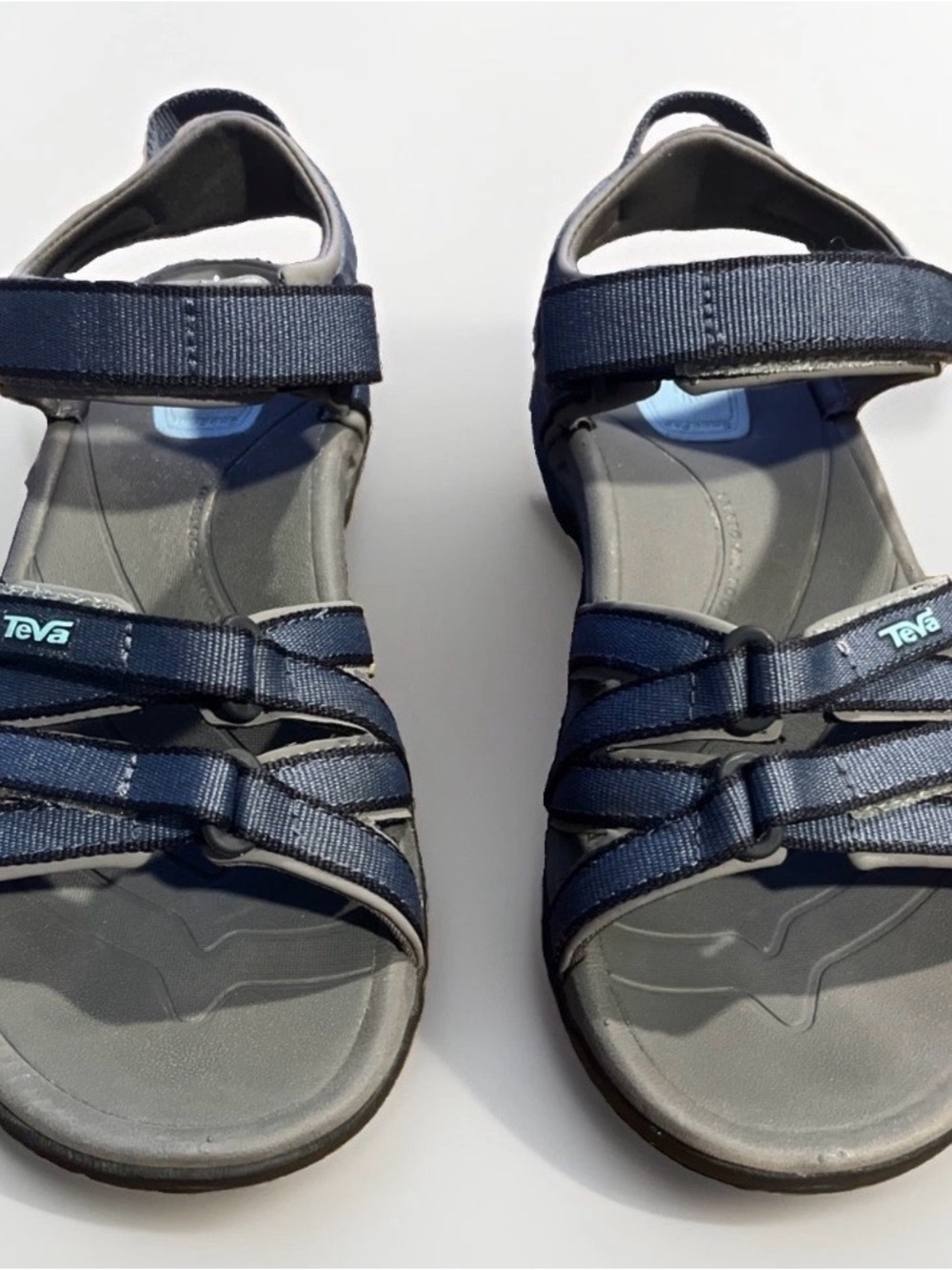 Teva Tirra Sandal Bering Sea Blue Athletic Hiking Water Eco Friendly Women Sz 6
